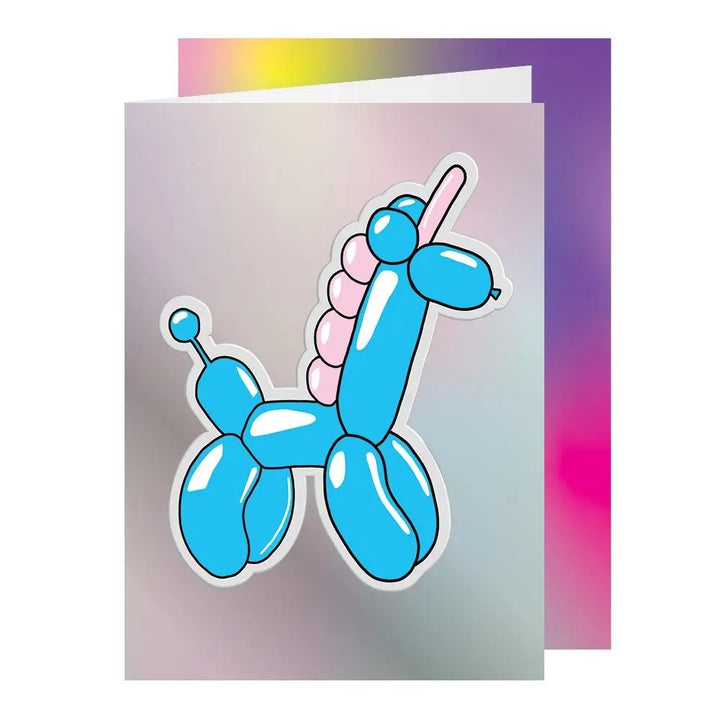 Big Puffy Sticker Greeting Card