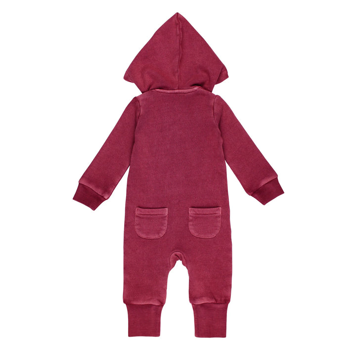 Hooded Romper Organic Cozy