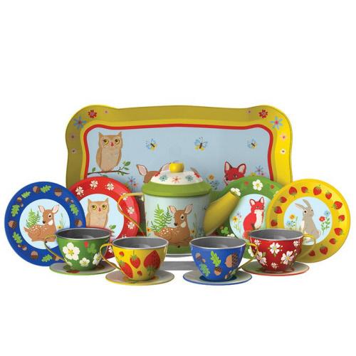 Tin Tea Set - Forest Friends