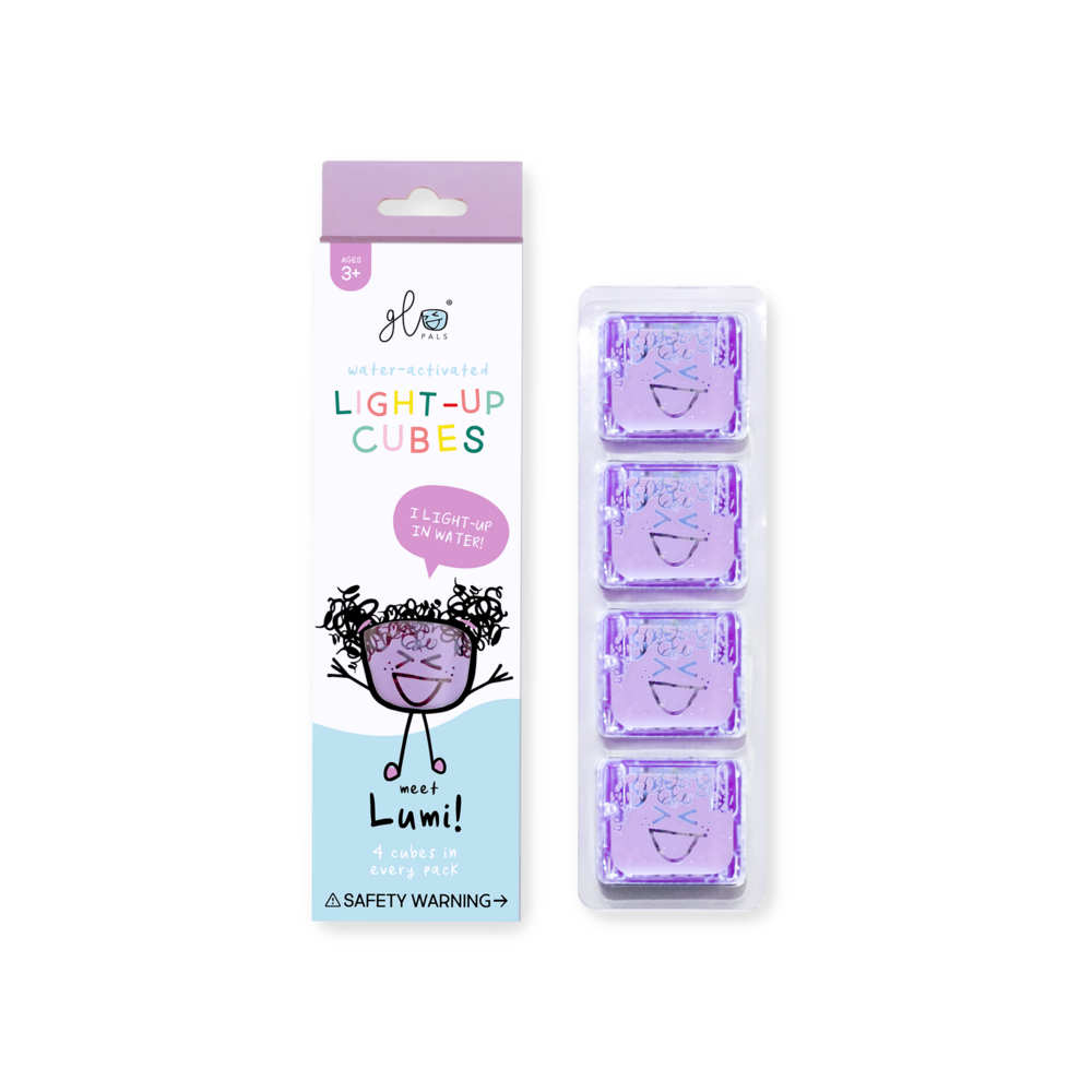 Light Up Bath Cubes Glo Pals