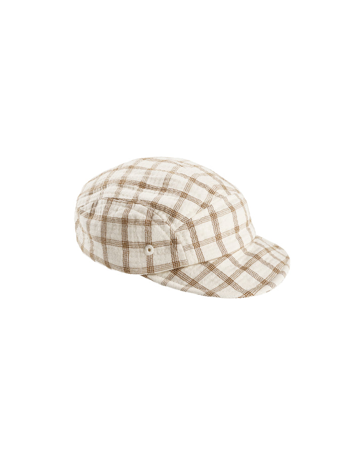 Baby Cap - Cinnamon Check