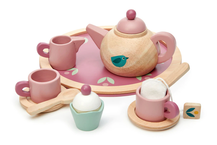 Wooden Tea Set