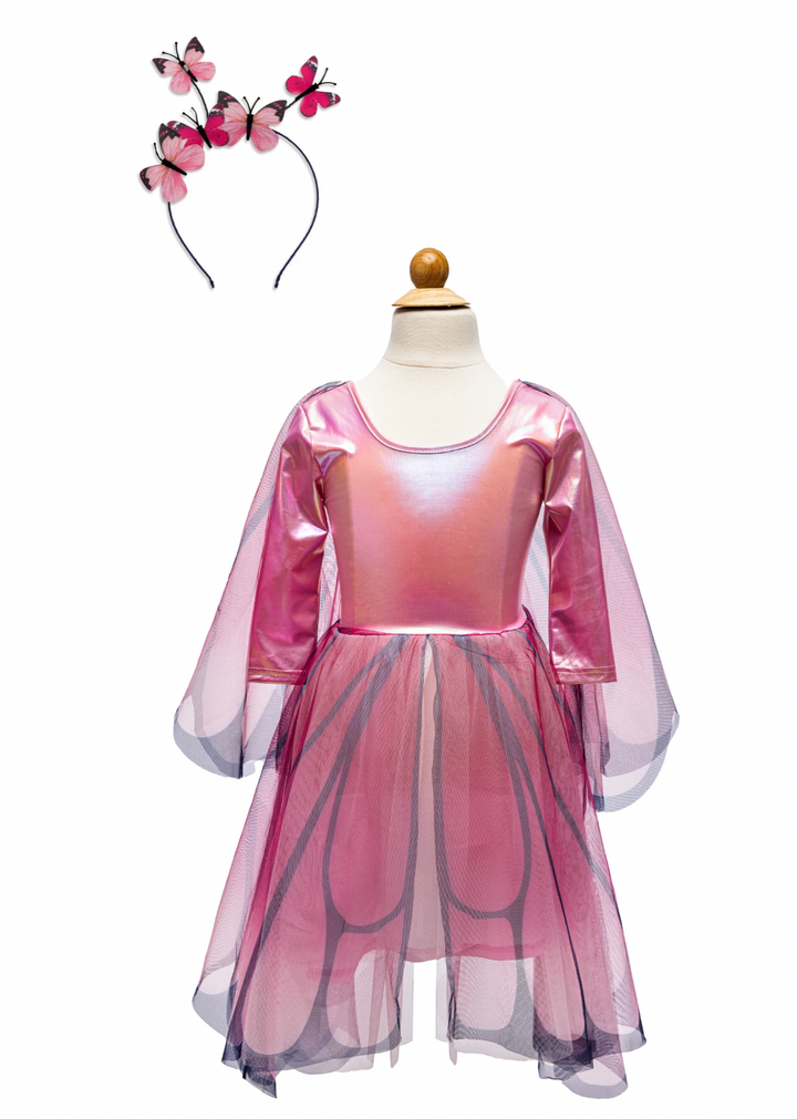 Butterfly Twirl Dress with Wings