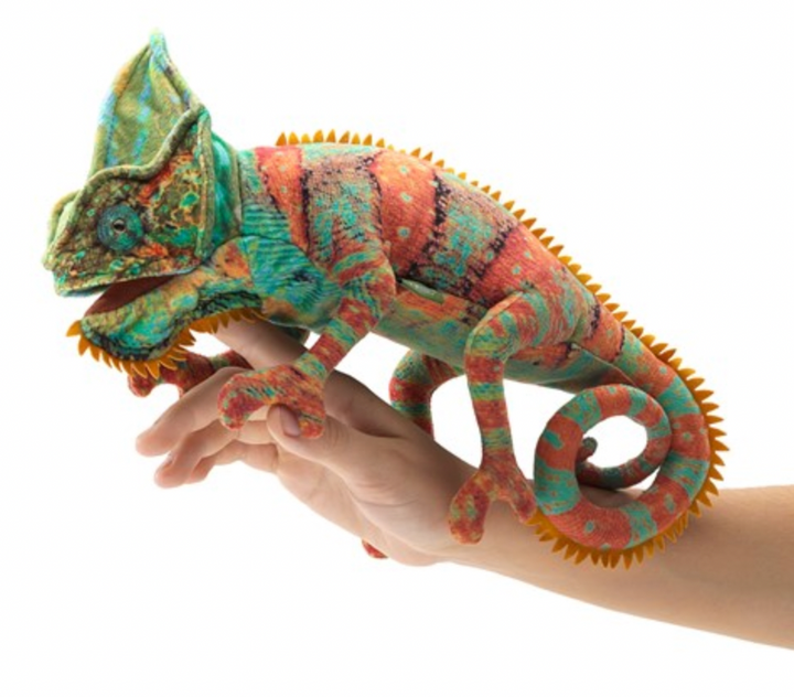 Small Chameleon Puppet