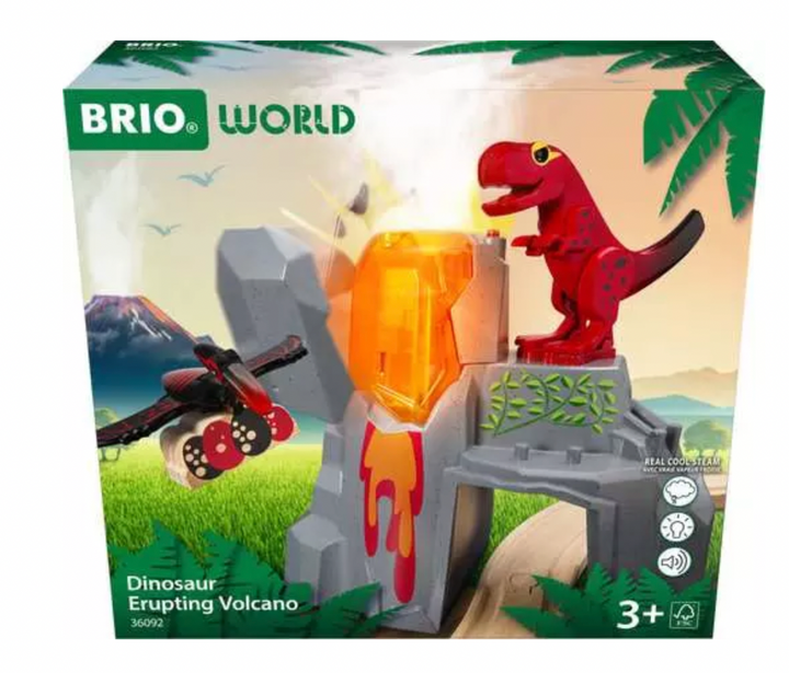 World Dinosaur Erupting Volcano