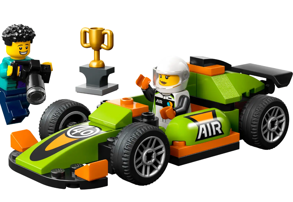 Green Race Car