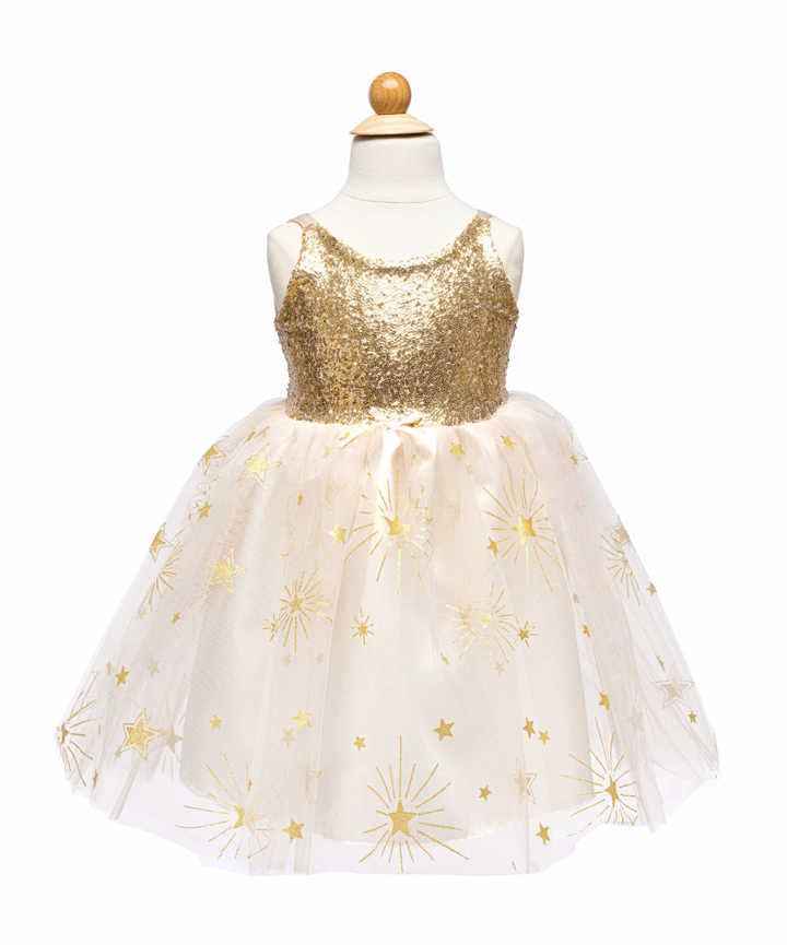 Golden Glam Party Dress