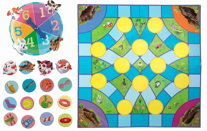 Puppy Fuffle Shaped Board Game