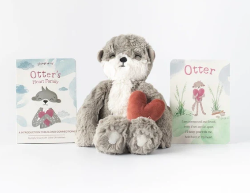 Kin Stuffed Animal and Book Bundle Set