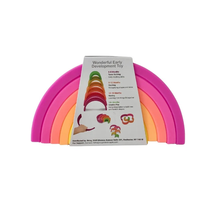 Stacking Silicone Rainbow