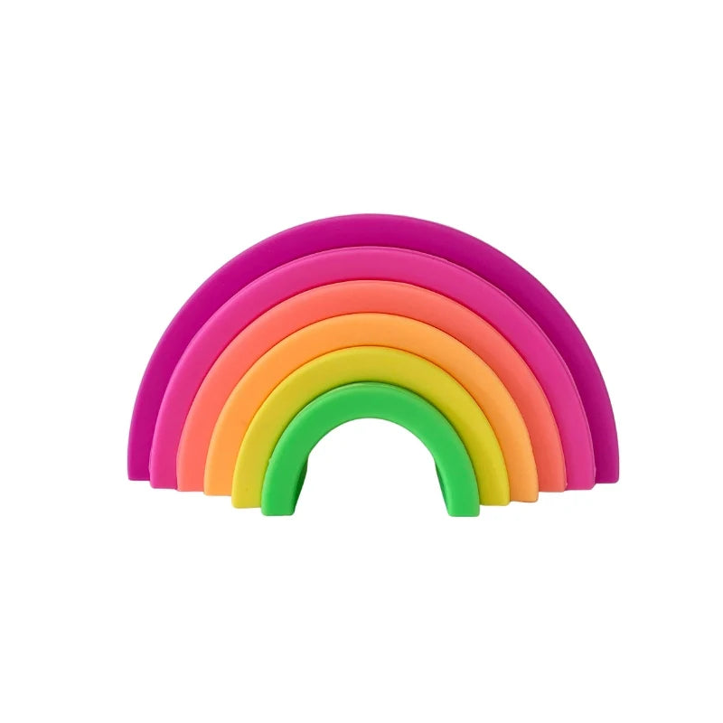 Stacking Silicone Rainbow