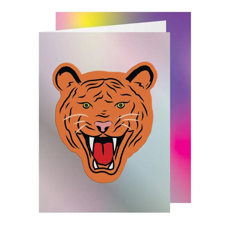 Big Puffy Sticker Greeting Card