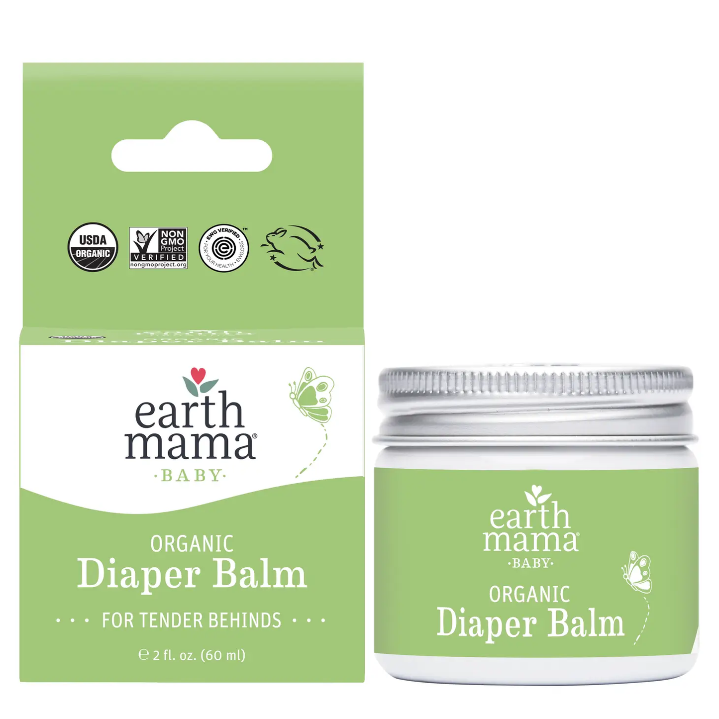 Organic Diaper Balm - 2oz