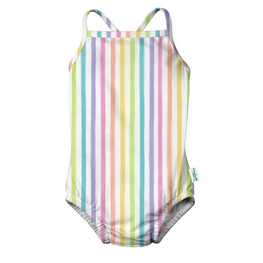 Swimsuit with Built-in Diaper