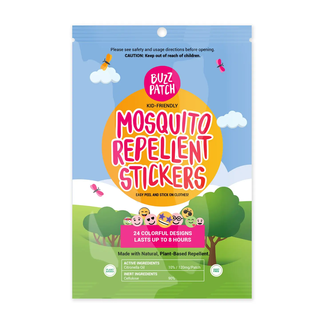 BuzzPatch - Bug, Mosquito, and Insect Repellent Stickers