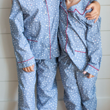 Two-Piece Button Up Pajama Set