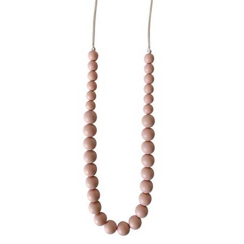 Organic Beechwood and Silicone Teething Necklace