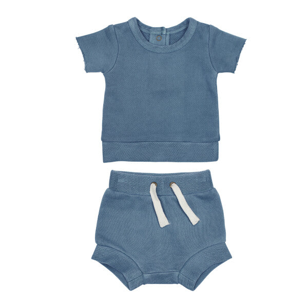 French Terry Tee & Shortie Set
