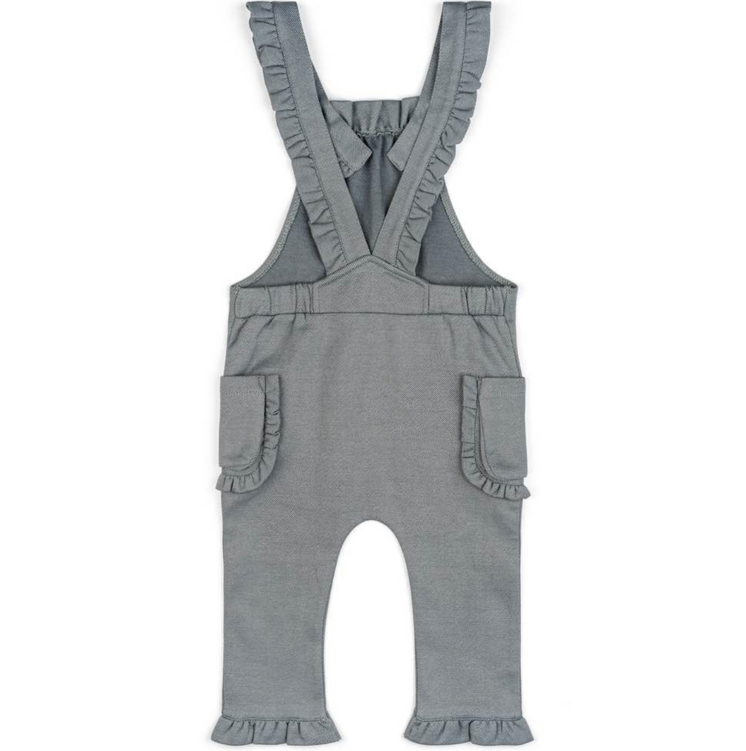 Organic Ruffle Overalls