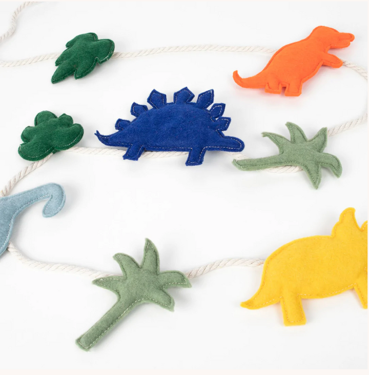 Felt Dinosaur Garland