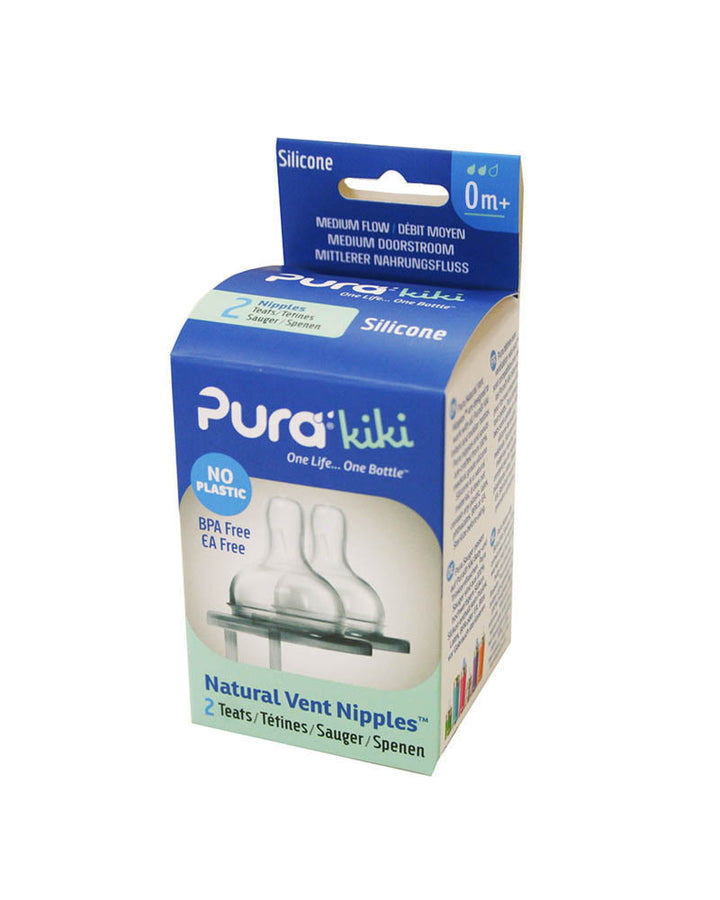 Pura Kiki Natural Vent Bottle Nipples